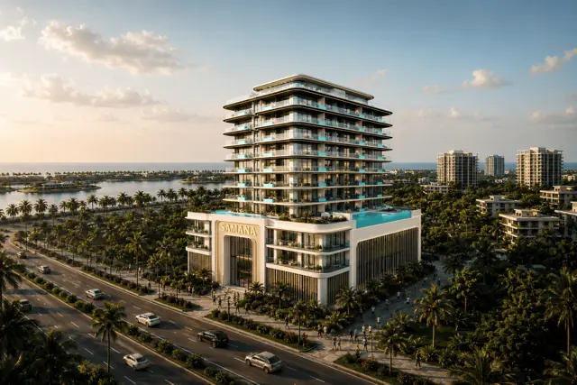 SAMANA Ocean Crest — واجهة المشروع