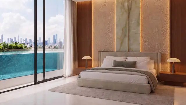SAMANA Portside At Downtown Jebel Ali — غرفة نوم