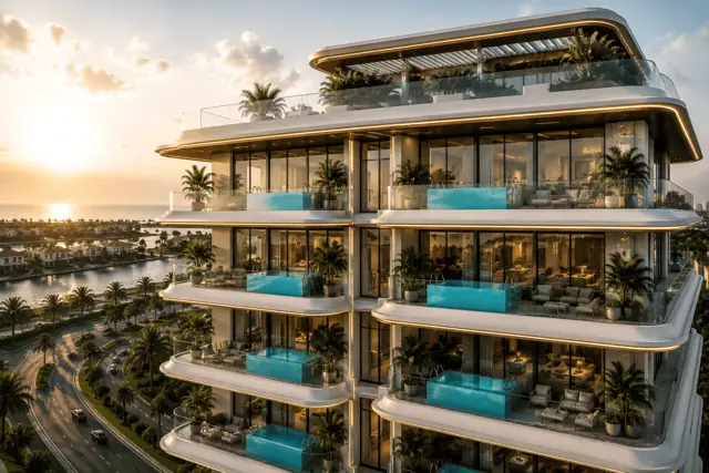 SAMANA Ocean Crest — واجهة المشروع