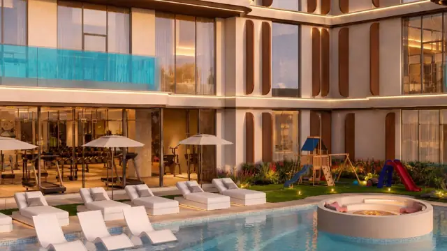 SAMANA Portside At Downtown Jebel Ali — مسبح