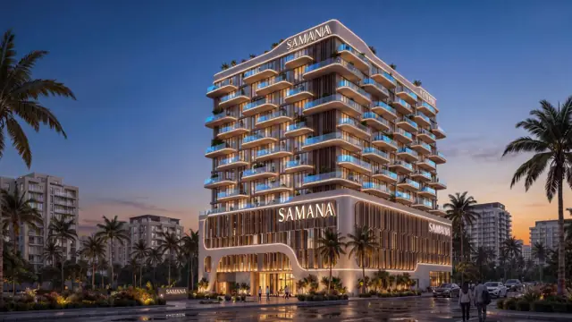 SAMANA Portside At Downtown Jebel Ali — واجهة المشروع