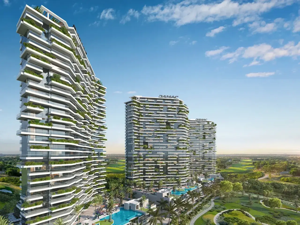 Golf Greens · DAMAC Hills, 두바이