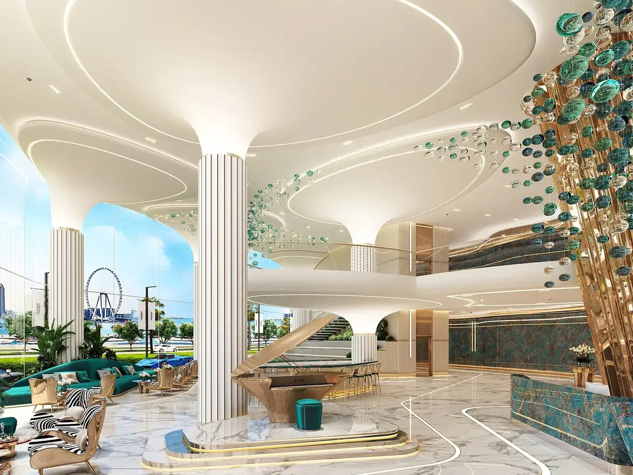 DAMAC Bay · Dubai Harbour, দুবাই